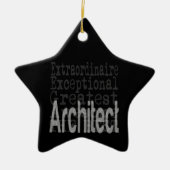 Architekt Extraordinaire Keramik Ornament (Vorne)
