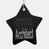 Architekt Extraordinaire Keramik Ornament (Links)
