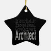 Architekt Extraordinaire Keramik Ornament (Hinten)