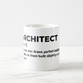 Architekt - Funny Job Definition Kaffeetasse (Mittel)