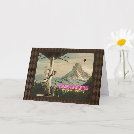 Architekt für die surreale Sammlung Ihres Schicksa Karte (Kleine Pflanze)