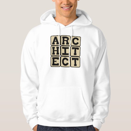 Architekt, Gebäude Designer Hoodie (Vorderseite)