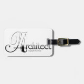 Architekt Gepäckanhänger (Vorderseite horizontal)