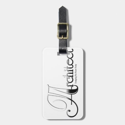 Architekt Gepäckanhänger (Vorderseite vertikal)