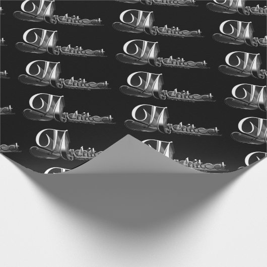 Architekt Geschenkpapier (Ecke)