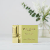 Architekt ~ gotische Architektur-Entwurf Visitenkarte (Stehend Vorderseite)