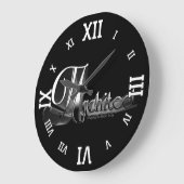 Architekt Große Wanduhr (Winkel)