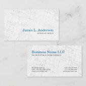 Architekt - Grundriss-Visitenkarte Visitenkarte (Vorne/Hinten)