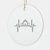 Architekt - Heartbeat Houses Keramik Ornament (Links)