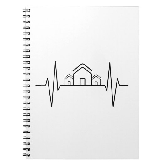 Architekt - Heartbeat Houses Notizblock (Vorderseite)
