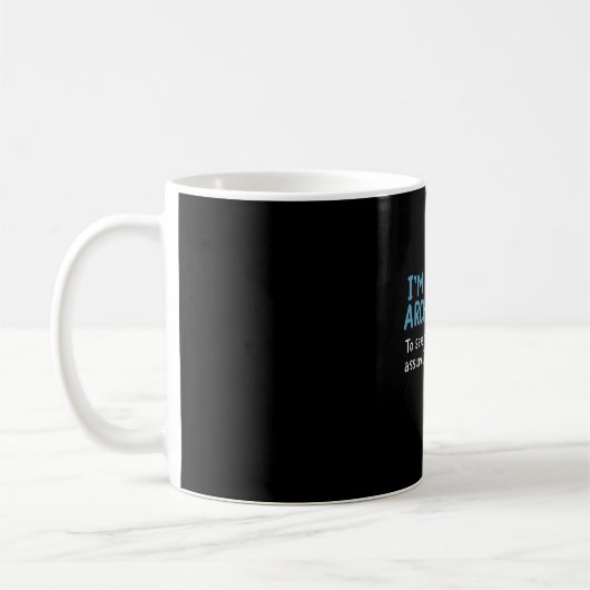 Architekt - Ich bin Architekt Kaffeetasse (Links)