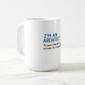 Architekt - Ich bin Architekt Kaffeetasse (Vorderseite Links)