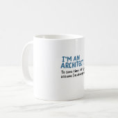 Architekt - Ich bin Architekt Kaffeetasse (Vorderseite Links)