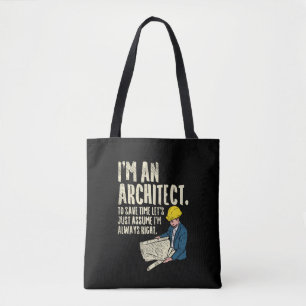 Architekt - Ich bin Architekt Tasche