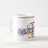 Architekt - Ingenieur, weiblich Kaffeetasse (Vorderseite Links)