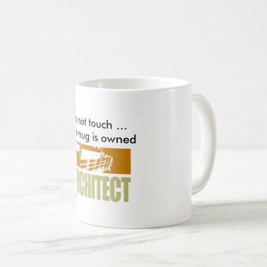 Architekt Kaffeetasse (VorderseiteRechts)