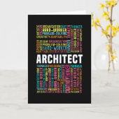 Architekt Karte (Gelbe Blume)