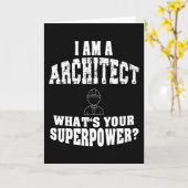 Architekt Karte (Gelbe Blume)