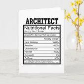 Architekt Karte (Gelbe Blume)