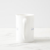 ARCHITEKT Knochen China Tasse / Navy Blue (Rückseite)