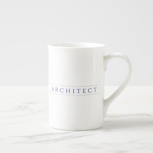 ARCHITEKT Knochen China Tasse / Navy Blue (Rechts)
