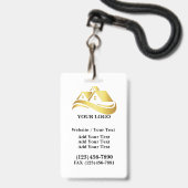 Architekt Lanyard Abzeichen - Siehe Zurück Ausweis (Rückseite mit Lanyard)