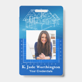 Architekt Lanyard Abzeichen - Siehe Zurück Ausweis