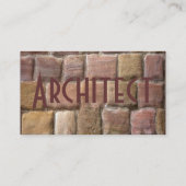 Architekt Lila Sandstone I Visitenkarte (Rückseite)