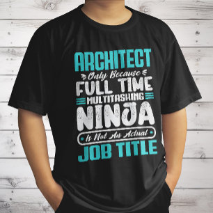 Architekt Lustiger Beruf Beschäftigung Karriere Ar T-Shirt