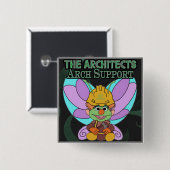 Architekt Magnet 2024 Button (Vorne & Hinten)