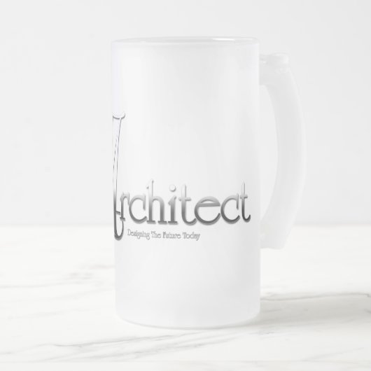 Architekt Mattglas Bierglas (VorderseiteRechts)