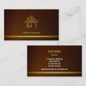 Architekt | modern visitenkarte (Vorne/Hinten)