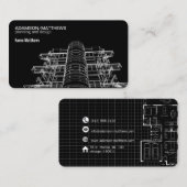 Architekt plant Visitenkarte (Vorne/Hinten)