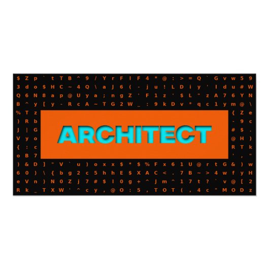 Architekt Poster (Vorderseite)