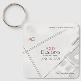 Architekt Schlüsselanhänger | Blueprint Design