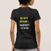 Architekt T-Shirt (Rückseite)