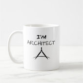 Architekt TShirt, Architect Student T-Shirt Kaffeetasse (Links)