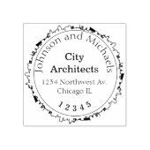 Architekt und Stadtbauer/Konstrukteur Gummistempel (Prägung)