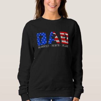 Architekt Vater American Flag Vatertag Patriotic Sweatshirt