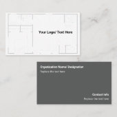 Architekt Visitenkarte (Vorne/Hinten)