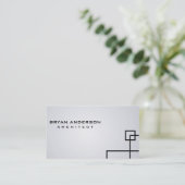 Architekt - Visitenkarten Visitenkarte (Stehend Vorderseite)