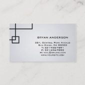 Architekt - Visitenkarten Visitenkarte (Rückseite)