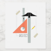 Architekt Weinetikett (Einzelnes Label)