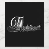 Architekt Weinetikett (Einzelnes Label)