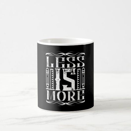 Architekt - Weniger ist ein Mehr Kaffeetasse (Mittel)