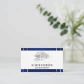 Architekt | Wohnungskonzept Visitenkarte (Stehend Vorderseite)