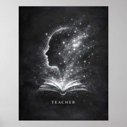 Architekt zukünftiger Köpfe Lehrer Kunst Poster (Vorne)