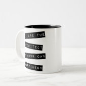 Architekt Zweifarbige Tasse (Vorderseite Links)