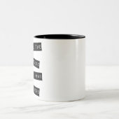 Architekt Zweifarbige Tasse (Mittel)