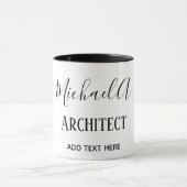 ARCHITEKTE Personalisierte Geschenke Klassisch Sch Tasse (Zentrum)
